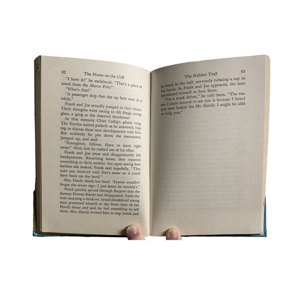 Hardy Boys Mystery Stories Lot #1 & #2 Tower Treasure, House on the Cliff HC - Picture 7 of 8